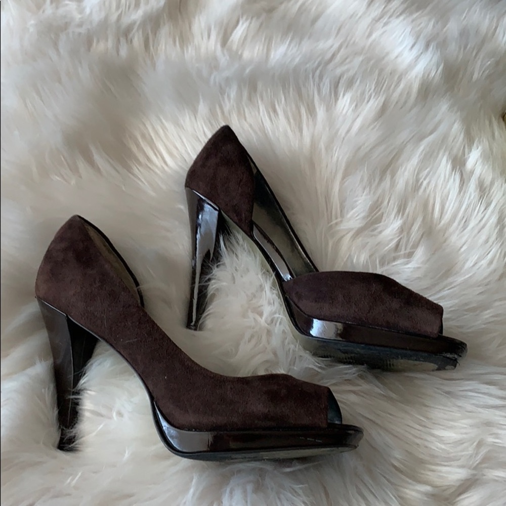 Jessica Simpson peep toe pumps